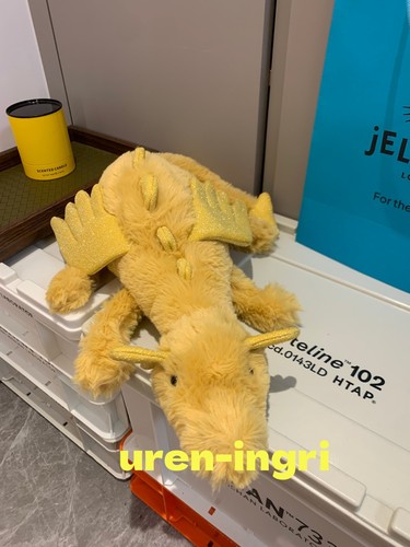 Jellycat drago dorato - jellycat, peluche