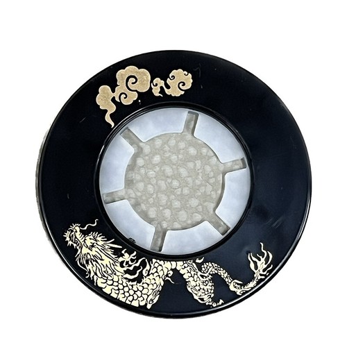 Golden dragon tsuba - golden,