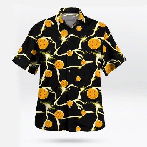 Golden dragon balls hawaiian - golden,