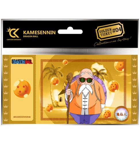 Biglietto oro dragon ball - biglietto, z