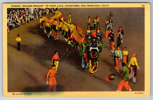 Cartolina chinatown golden - chinatown,