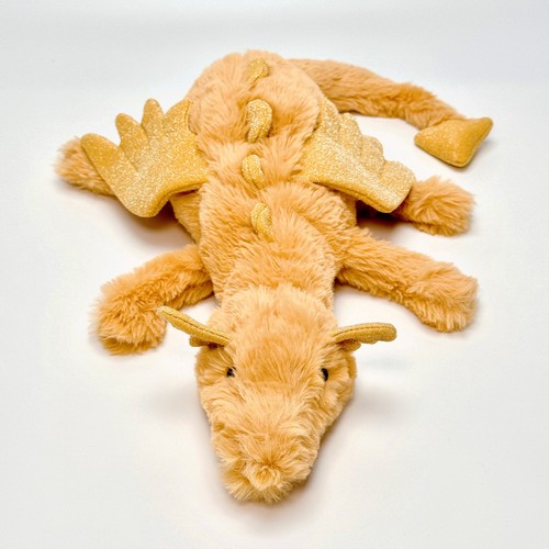 Jellycat drago giallo dorato - drago,