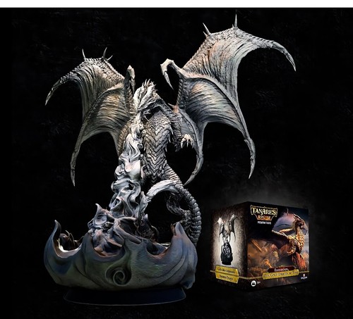 Statua drago golden dragon - di,